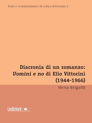 cover image of Diacronia di un romanzo